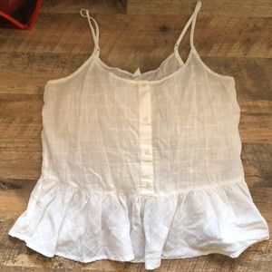 Cotton Ruffled Cami